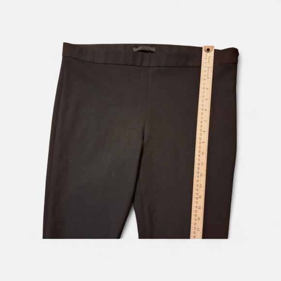 The Row M USA Designer Black Pants Side Zip Stretchy Old Money Quiet Luxury - Picture 6 of 10